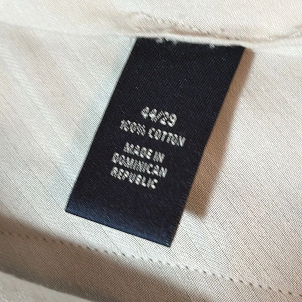 Ralph Lauren Pleated Dark Tan Cotton Khaki Pants 44x29 NWT